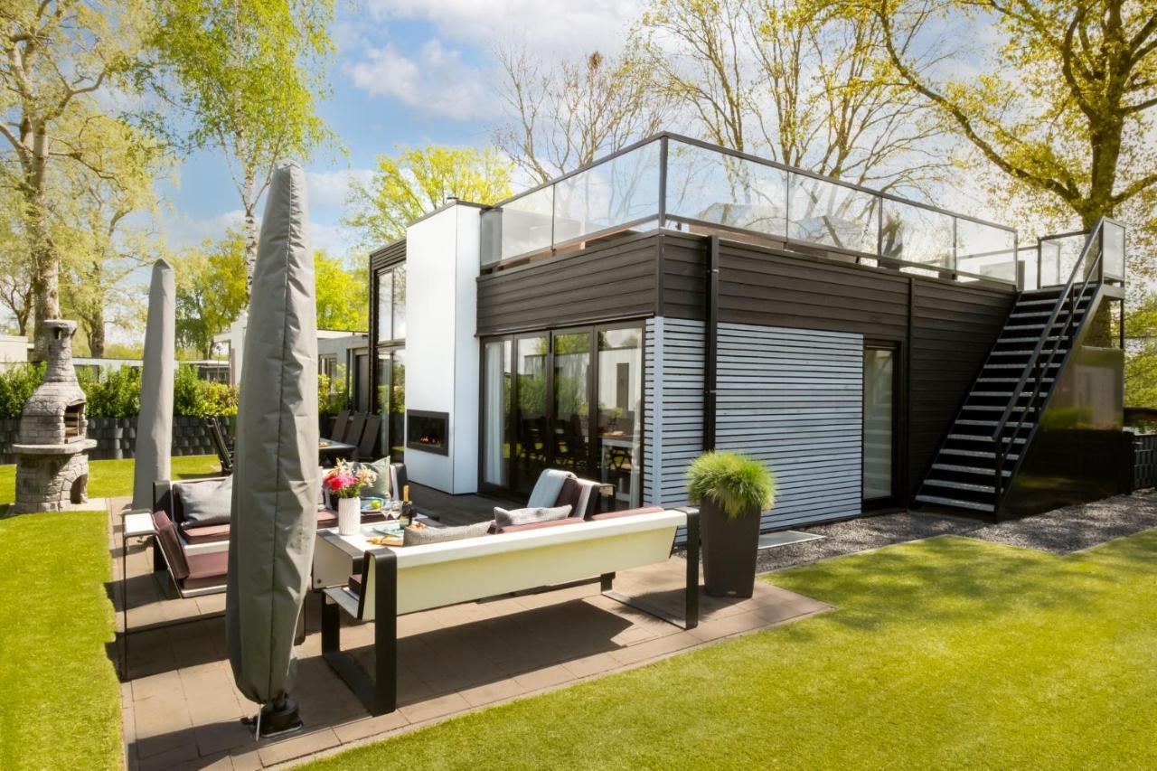Cube Elite Mit Meerblick Am Strand Im Europarcs Bad Hoophuizen هولْسْهورست المظهر الخارجي الصورة